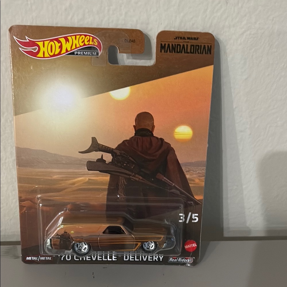 NWT Hot Wheels Star Wars Mandalorian '70 Chevelle Delivery 3/5 in series